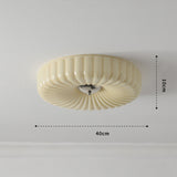 Middeleeuws Cream Style Bauhaus Glazen Plafondlamp