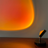 SunsetLuxe - Retro Zonsondergang Tafellamp | Warm LED Sfeerverlichting voor Slaapkamer en Woonkamer