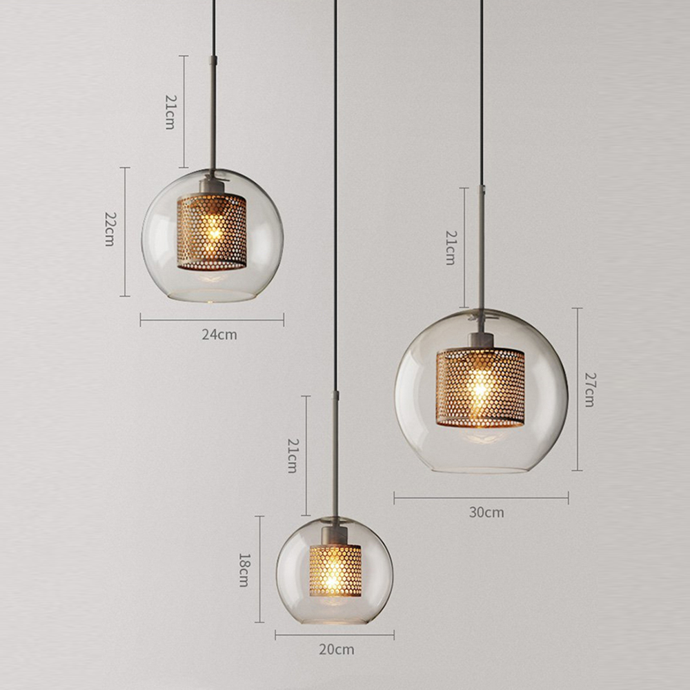 Moderne Decor Chiswick Glazen Hanglamp