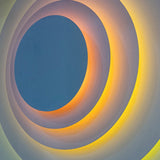 Moderne LED Wandleuchte in Roze/Blauw/Geel | Stijlvolle Verlichting voor Woonkamer en Slaapkamer | Metaal Design