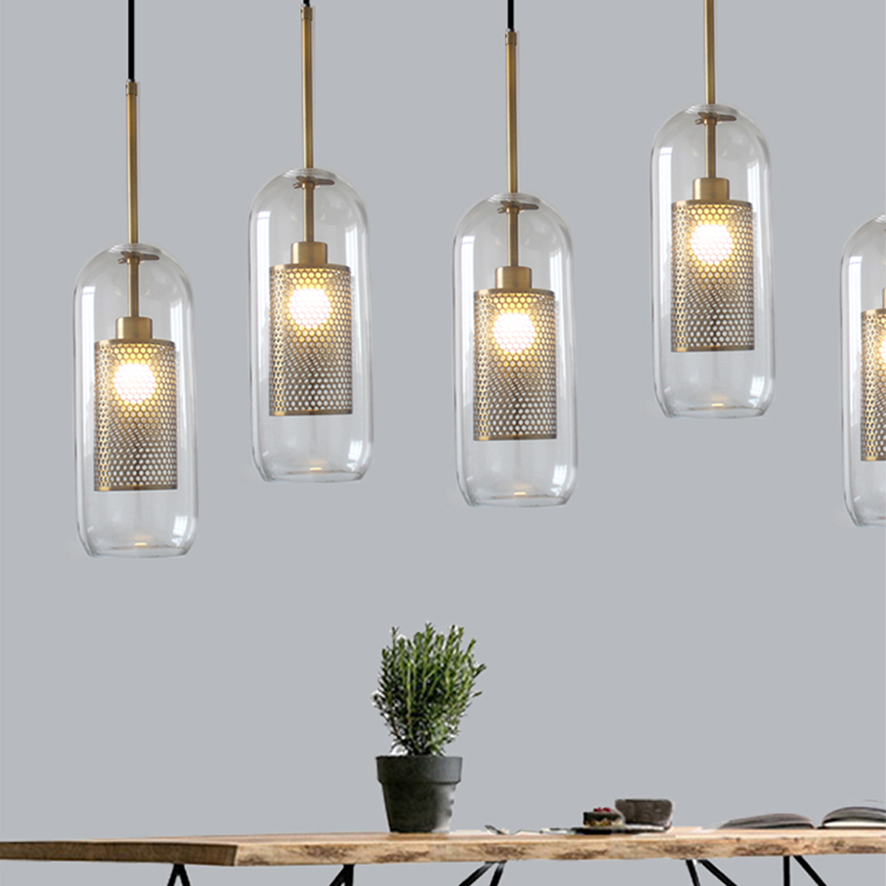Moderne Decor Chiswick Glazen Hanglamp
