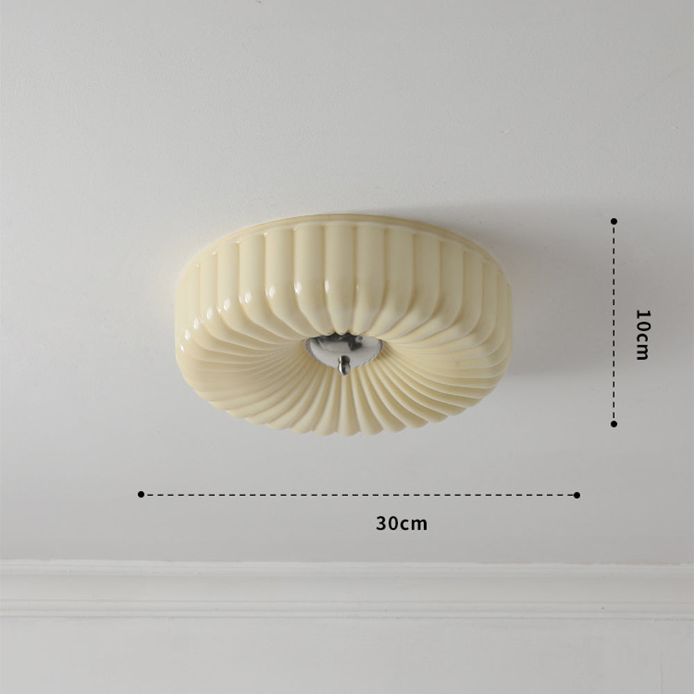 Middeleeuws Cream Style Bauhaus Glazen Plafondlamp