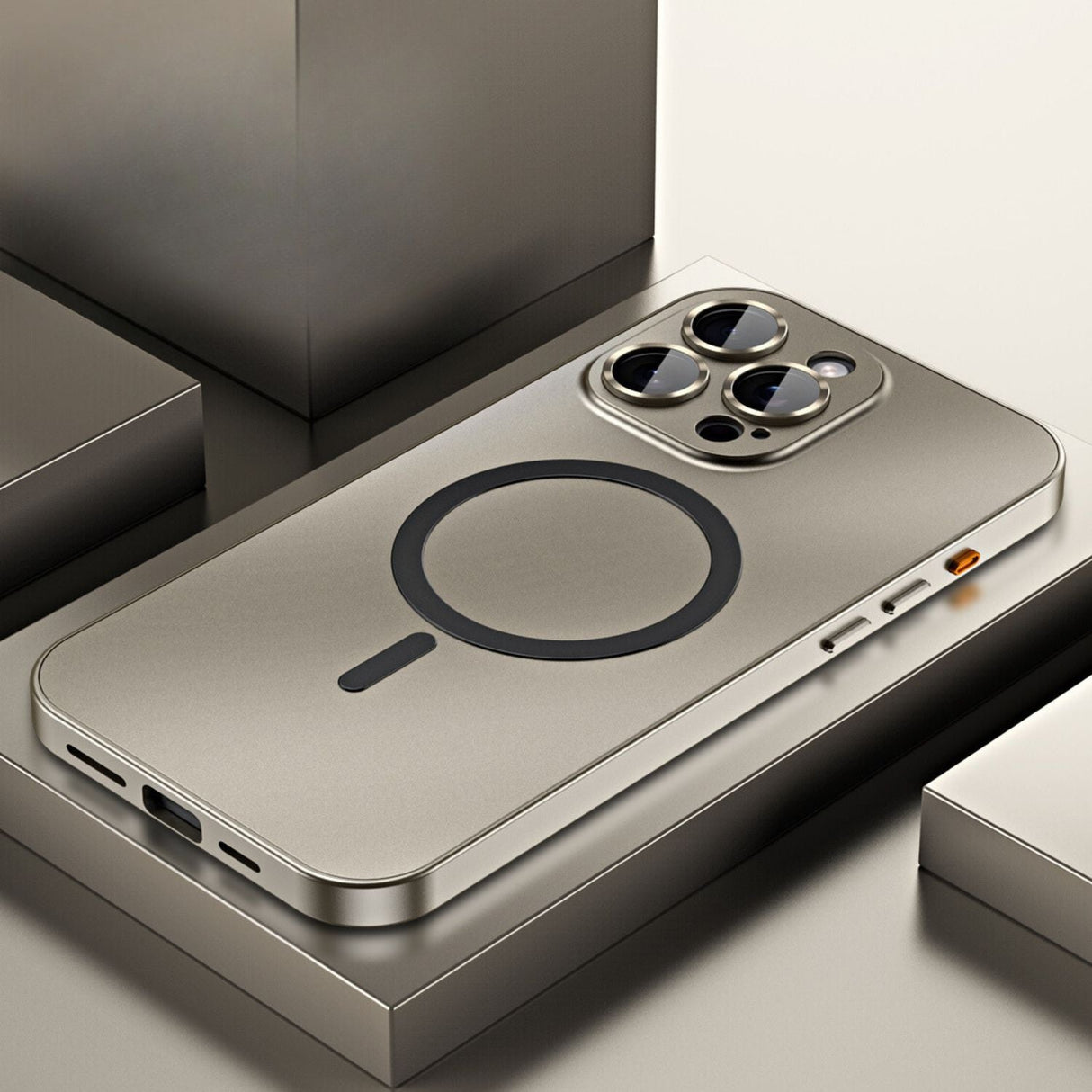 Magnetische Metalen iPhone Hoes – Beschermt tegen Krassen, Stoten en Vallen met Slank Modern Ontwerp