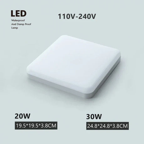 Vochtbestendige LED Plafondlamp voor Badkamer en Keuken - Duurzame Verlichting