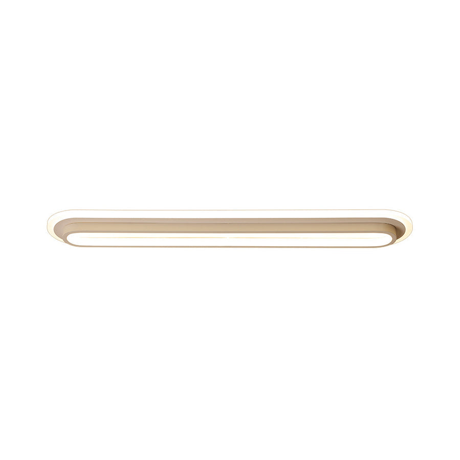 Moderne Ovale LED Plafondlamp - Zwart/Wit met Acryl Diffuser voor Slaapkamer en Woonkamer