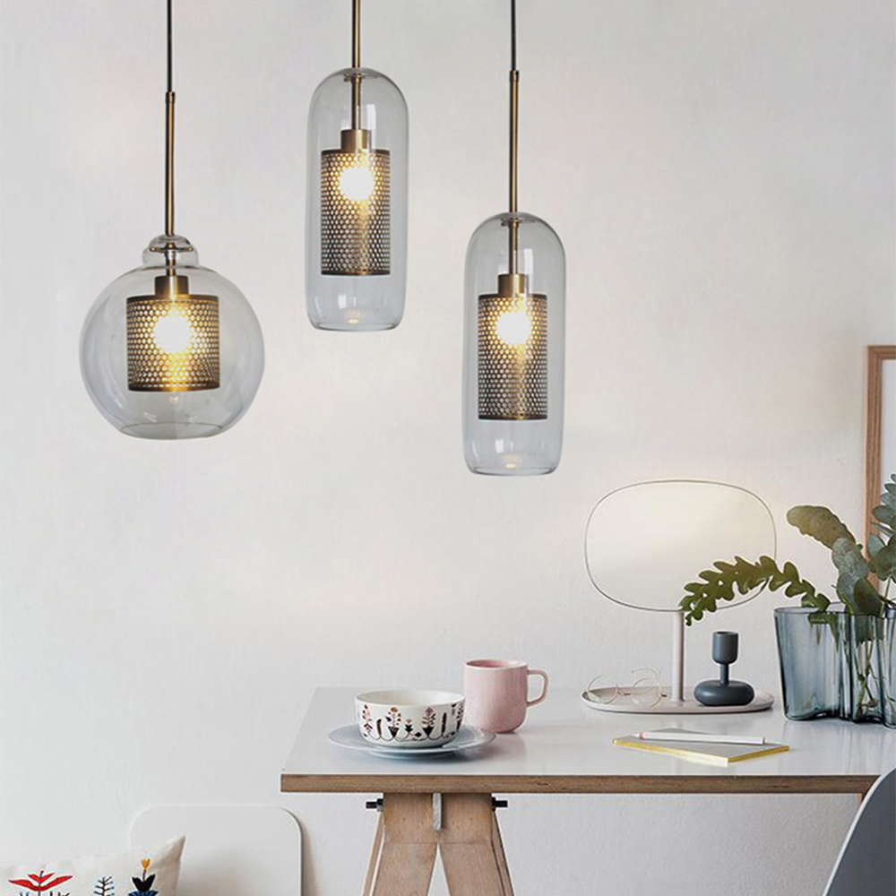 Moderne Decor Chiswick Glazen Hanglamp