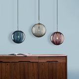 Nordic Minimalistische Moderne Waterpatroon Glazen Bol Hanglamp