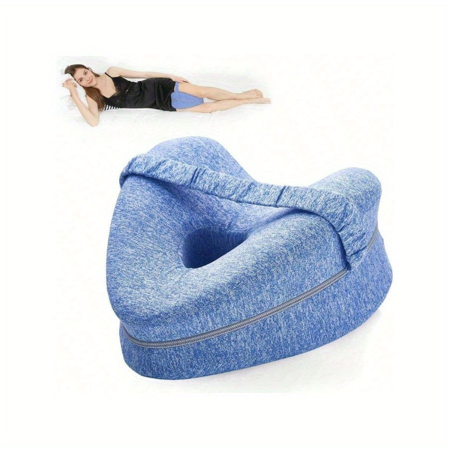 Ergonomisch Kniekussen voor Zijslapers - Ondersteunend Memory Foam met Wasbare Hoes