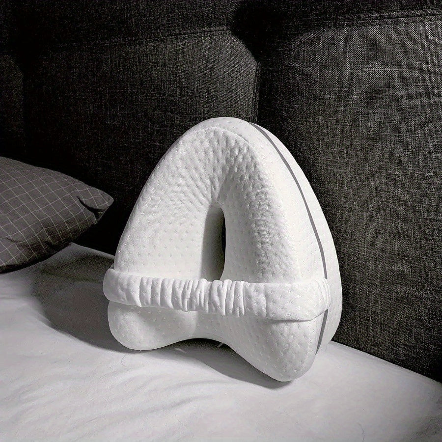 Ergonomisch Kniekussen voor Zijslapers - Ondersteunend Memory Foam met Wasbare Hoes