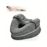 Ergonomisch Kniekussen voor Zijslapers - Ondersteunend Memory Foam met Wasbare Hoes