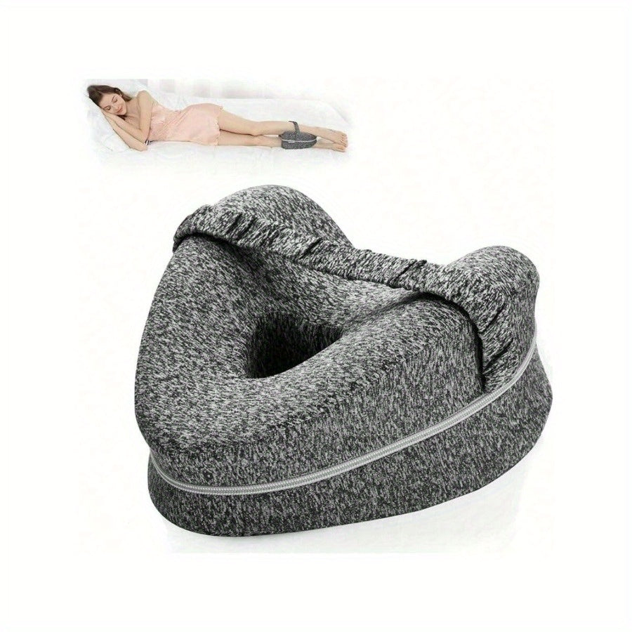 Ergonomisch Kniekussen voor Zijslapers - Ondersteunend Memory Foam met Wasbare Hoes