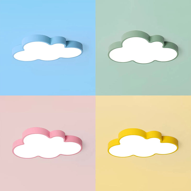 Kindvriendelijke Plafondlamp Wolkdesign