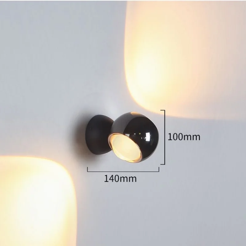 180° Draaibare LED Wandlamp | Flexibele Verlichting voor Woonkamer en Slaapkamer | Modern Design