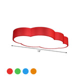 LED Wolk Plafondlamp voor Kinderkamer – Speels Design in Rood/Geel/Blauw