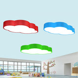 LED Wolk Plafondlamp voor Kinderkamer – Speels Design in Rood/Geel/Blauw