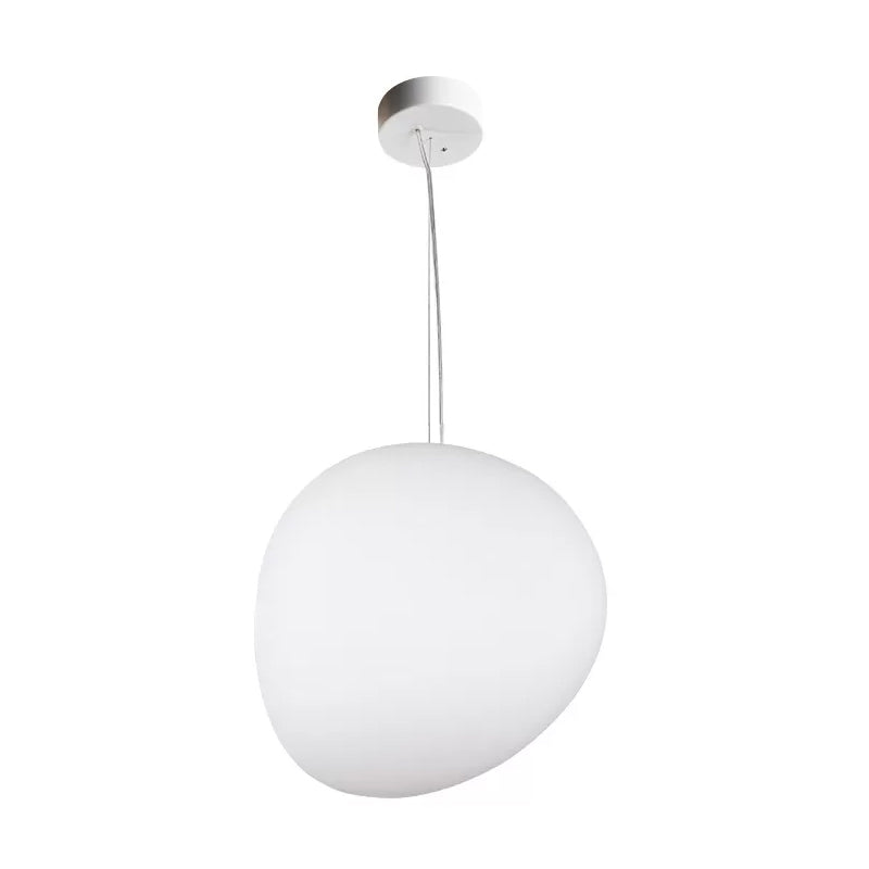 Minimalistische Crème Glas Hanglamp voor Eetkamer | Elegante Zwevende Plafondverlichting