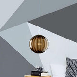 Nordic Minimalistische Moderne Waterpatroon Glazen Bol Hanglamp