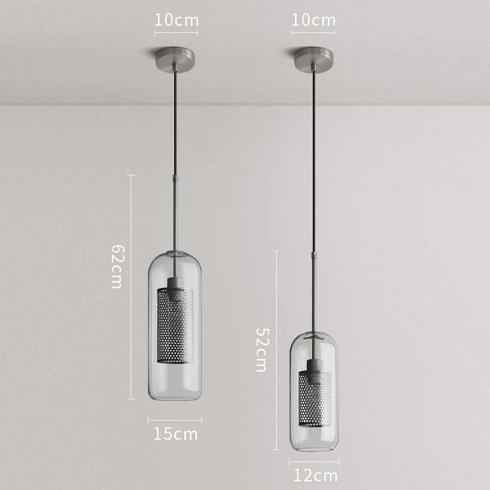 Moderne Decor Chiswick Glazen Hanglamp