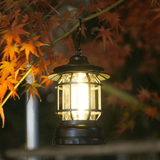 Draagbare Retro Campingleucht - VintageGlow, LED Campinglamp voor Outdoor, Tuin, en Avonturen