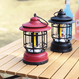 Draagbare Retro Campingleucht - VintageGlow, LED Campinglamp voor Outdoor, Tuin, en Avonturen
