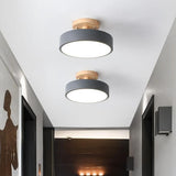 Scandinavische Ronde LED Semi-Inbouw Plafondlamp – Modern Design voor Woonkamers en Slaapkamers
