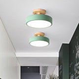 Scandinavische Ronde LED Semi-Inbouw Plafondlamp – Modern Design voor Woonkamers en Slaapkamers