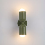 Moderne LED Wandlamp 2-Flammig Zwart – Minimalistisch Design voor Slaapkamer en Gang
