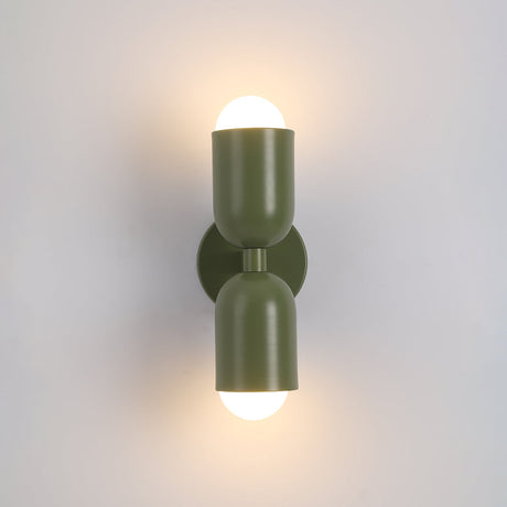 Moderne LED Wandlamp 2-Flammig Zwart – Minimalistisch Design voor Slaapkamer en Gang