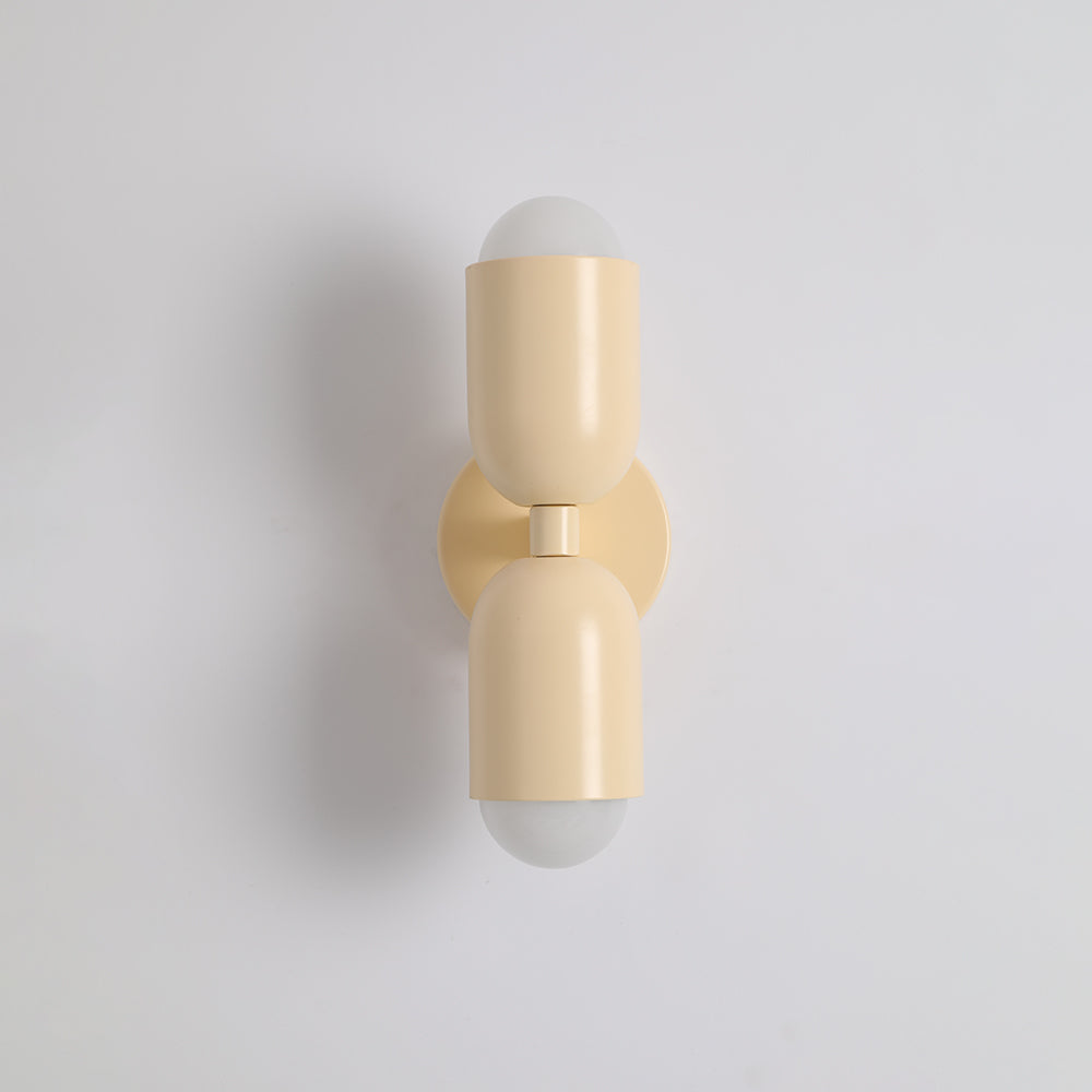 Moderne LED Wandlamp 2-Flammig Zwart – Minimalistisch Design voor Slaapkamer en Gang