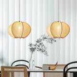 Mid-Century Scandinavische Houten Hanglampen