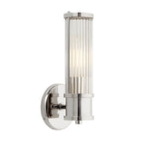 Moderne Wandlamp Cilindrisch Glas 1/2-Lichts Goud/Chroom - LED Sfeerverlichting voor Woonkamer & Slaapkamer