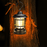 Draagbare Retro Campingleucht - VintageGlow, LED Campinglamp voor Outdoor, Tuin, en Avonturen