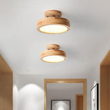 Scandinavische Ronde LED Semi-Inbouw Plafondlamp – Modern Design voor Woonkamers en Slaapkamers