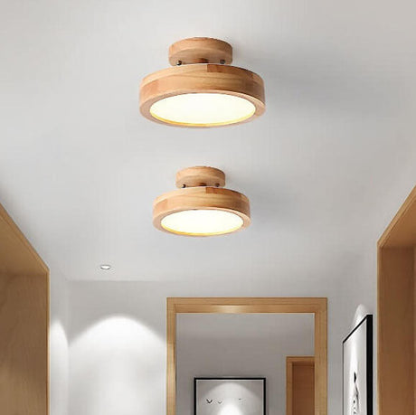 Scandinavische Ronde LED Semi-Inbouw Plafondlamp – Modern Design voor Woonkamers en Slaapkamers