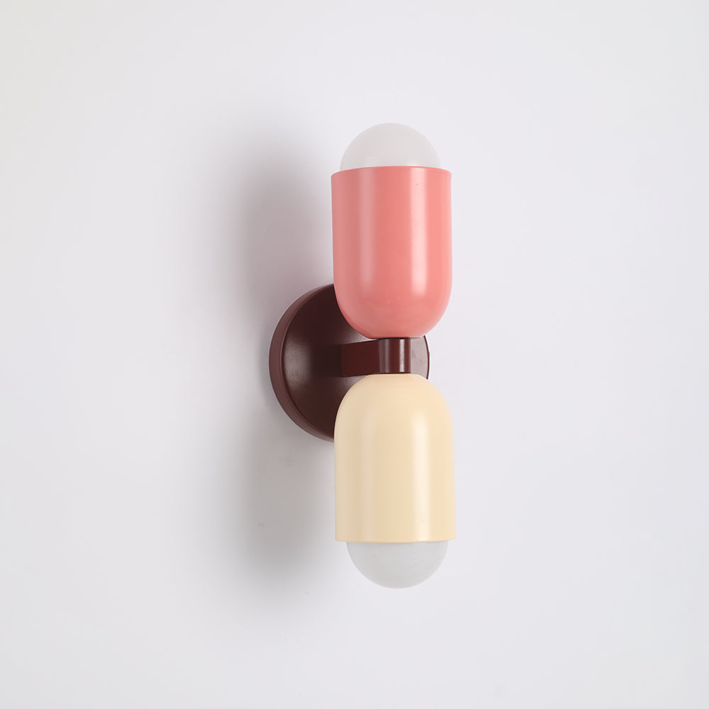 Moderne LED Wandlamp 2-Flammig Zwart – Minimalistisch Design voor Slaapkamer en Gang