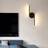 Elegante Minimalistische LED Wandlamp met Gebogen Design voor Modern Interieur