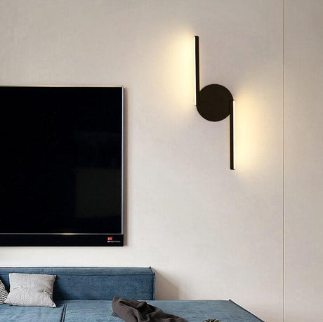Elegante Minimalistische LED Wandlamp met Gebogen Design voor Modern Interieur