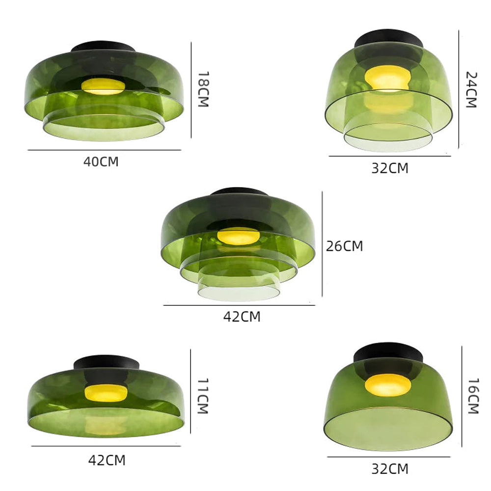 Nordic Designer Creatieve Persoonlijkheid Middeleeuwse Glazen Plafondlamp