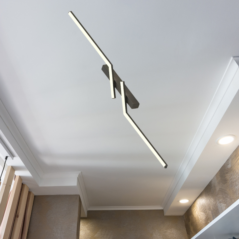 Slimme LED Plafondlamp met Afstandsbediening - Dimbaar, Kleurtemperatuur Aanpasbaar, Energiezuinig