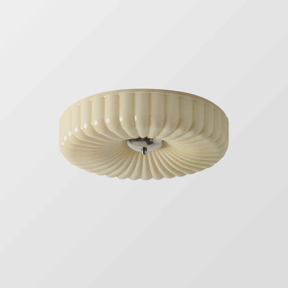 Middeleeuws Cream Style Bauhaus Glazen Plafondlamp