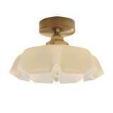 Glazen Bloem Plafond- en Hanglampen