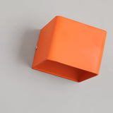 LumiBox - Vierkante LED Wandlamp | Modern Design in Zwart, Wit en Groen voor Slaapkamer en Woonkamer