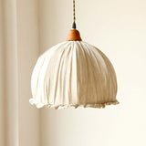 EcoLume - Minimalistische Scandinavische LED Hanglamp Beige Stoffen Kap, Verstelbaar voor Woonkamer en Eetkamer