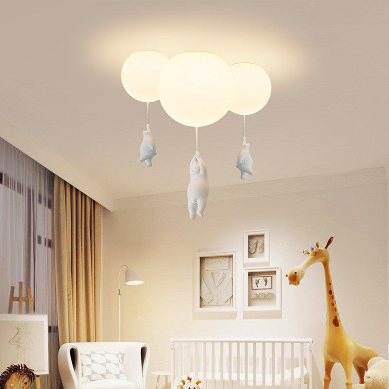 Plafondlamp Flamingo & papegaaibloemen Plafondlamp Flamingo & papegaaibloemen