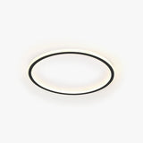 LunaNova - Moderne LED Plafondlamp Metaal/Acryl voor Woon- en Slaapkamer, Zwart/Wit Design