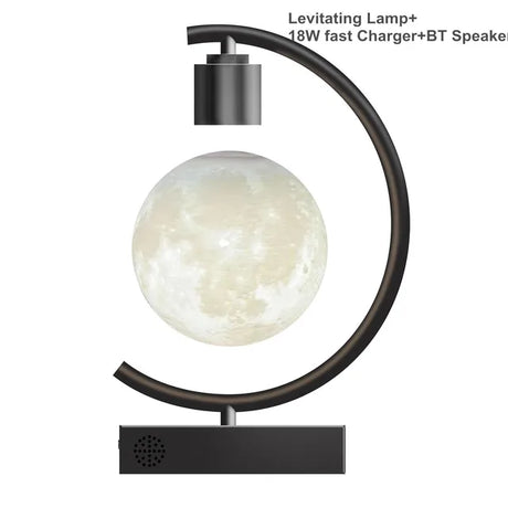 LunaFloat - Drijvende Maanlamp met LED Verlichting | Magisch Zwevende Tafellamp voor Sfeervolle Kamers