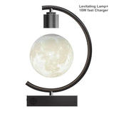 LunaFloat - Drijvende Maanlamp met LED Verlichting | Magisch Zwevende Tafellamp voor Sfeervolle Kamers