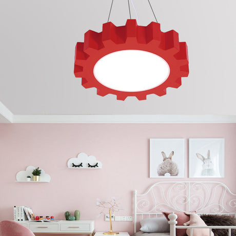 Kindvriendelijke LED Hanglamp - Vrolijke Kleuren & Energiezuinig Acryl Design voor Kinderkamers