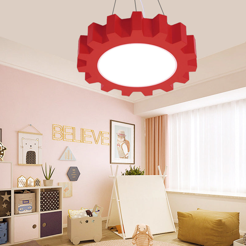 Kindvriendelijke LED Hanglamp - Vrolijke Kleuren & Energiezuinig Acryl Design voor Kinderkamers
