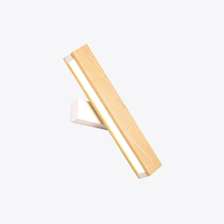 LinearLight - Moderne Roteerbare LED Wandlamp van Hout voor Slaapkamer en Leeshoeken | Minimalistisch Design